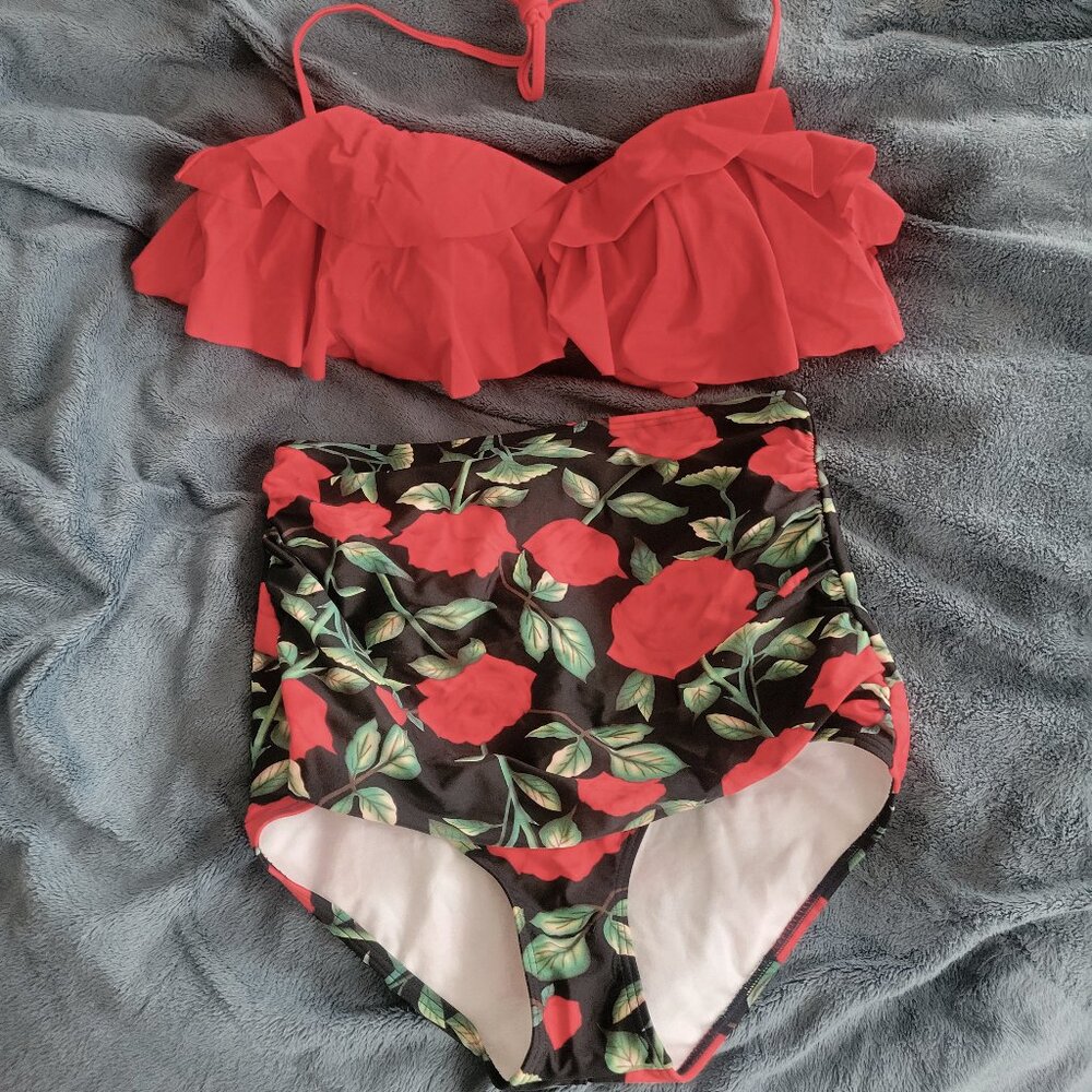 Cocoship Retro Bathing Suit XL